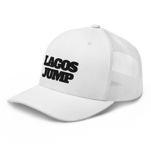 LagosJump Trucker Cap (White)