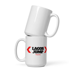 LagosJump Radio White Glossy Mug