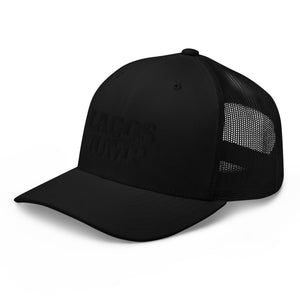 LagosJump Trucker Cap (All Black)