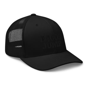 LagosJump Trucker Cap (All Black)