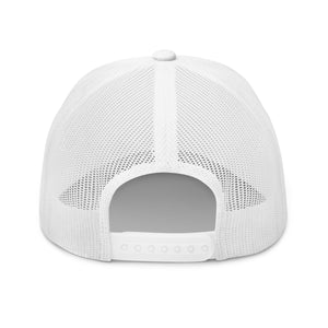 LagosJump Trucker Cap (All White)