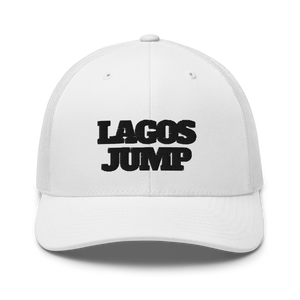 LagosJump Trucker Cap (White)