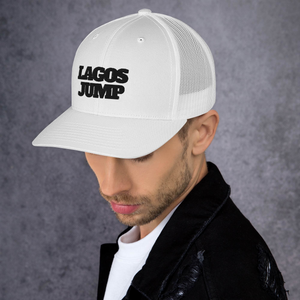 LagosJump Trucker Cap (White)