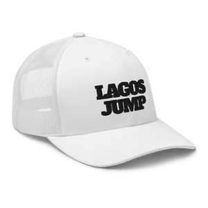 LagosJump Trucker Cap (White)