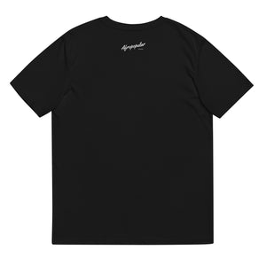 LagosJump Radio Unisex Organic Black Cotton t-shirt