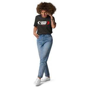 LagosJump Radio Unisex Organic Dark Grey Cotton t-shirt