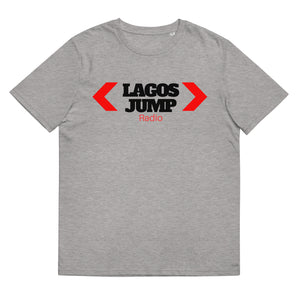 LagosJump Radio Unisex Organic Grey Cotton t-shirt