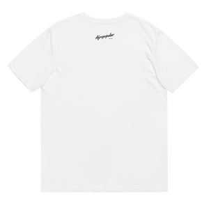 LagosJump Radio Unisex organic White Cotton T-Shirt