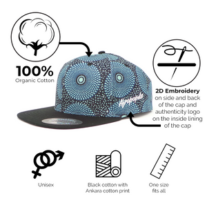 AFP Half "Blue Black" Ankara Cap