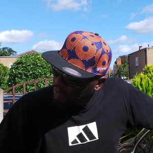 AFP Half "Blue Orange" Ankara Cap