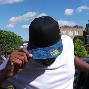 AFP Visor in "Blue" Ankara Cap