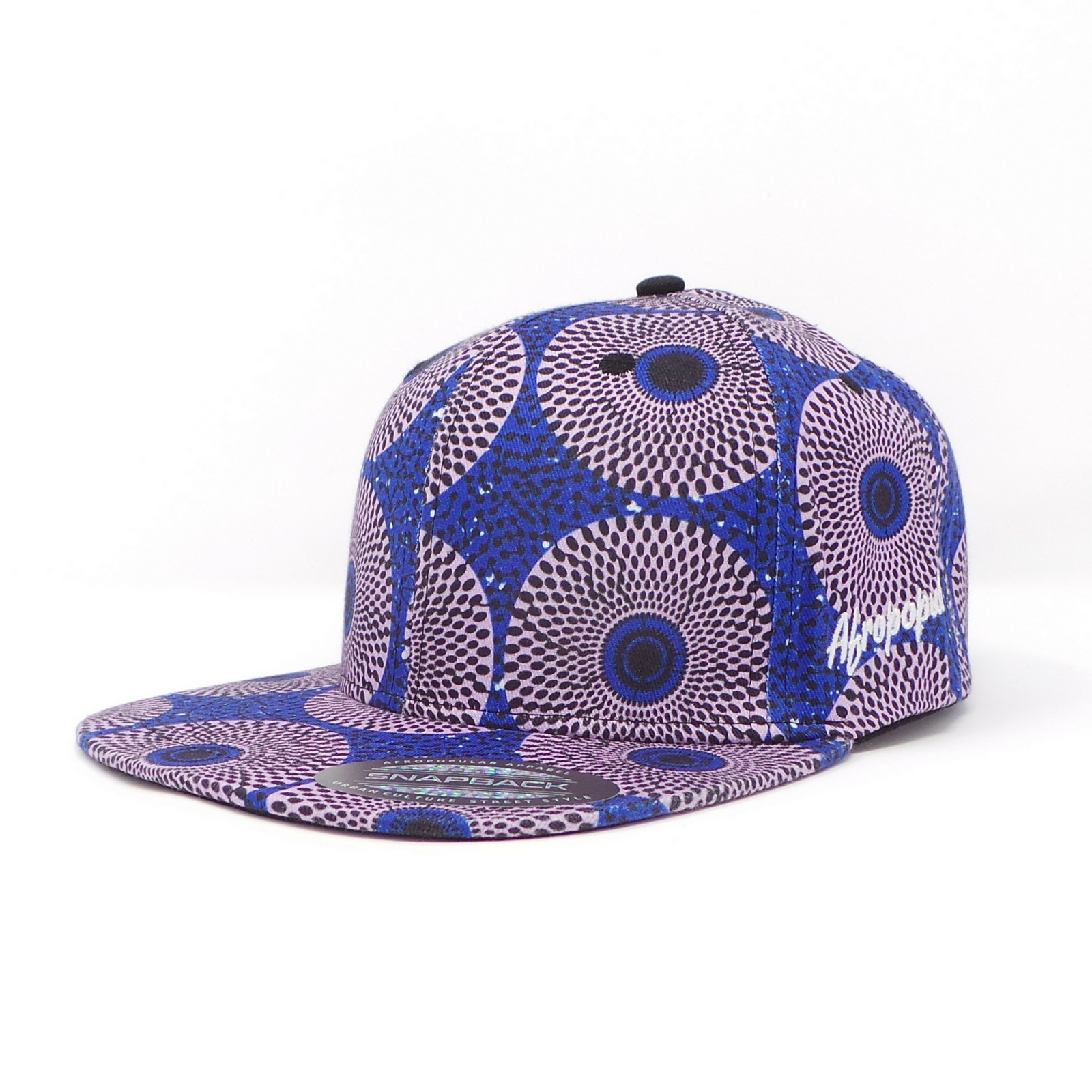 AFP Full "Grey Blue" Ankara Cap