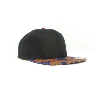 AFP Visor in "Blue Orange" Ankara Cap