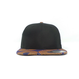 AFP Visor in "Blue Orange" Ankara Cap