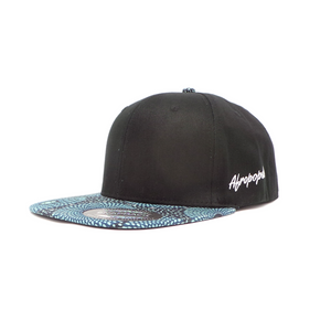 AFP Visor in "Blue Black" Ankara Cap