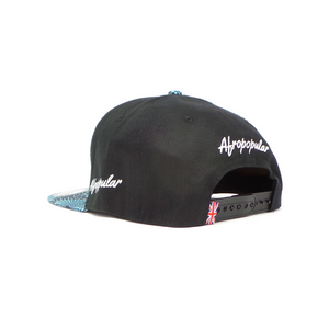 AFP Visor in "Blue Black" Ankara Cap