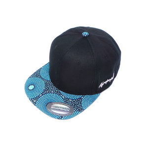 AFP Visor in "Blue Black" Ankara Cap