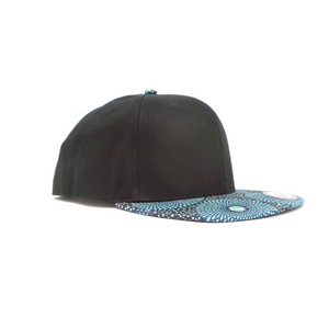 AFP Visor in "Blue Black" Ankara Cap