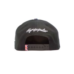 AFP Visor in Grey Blue Ankara Cap