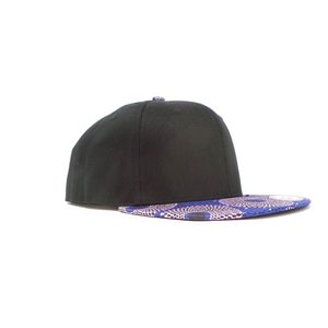 AFP Visor in Grey Blue Ankara Cap