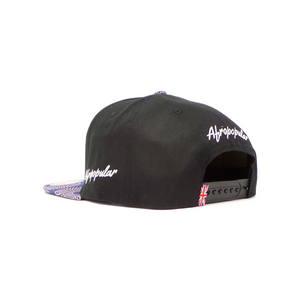 AFP Visor in Grey Blue Ankara Cap