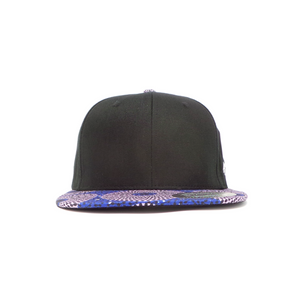 AFP Visor in Grey Blue Ankara Cap