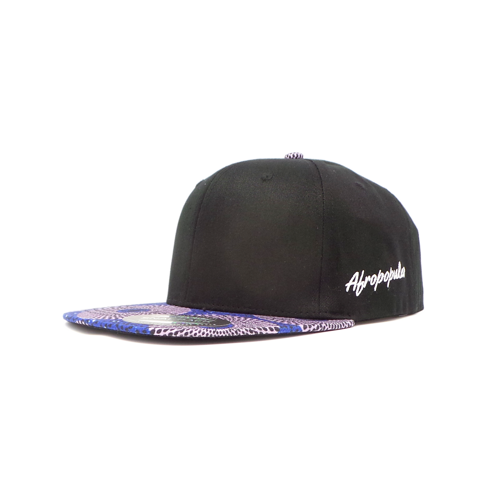 AFP Visor in Grey Blue Ankara Cap