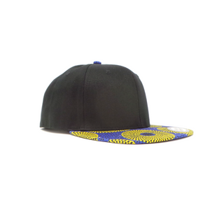 AFP Visor in "Yellow Blue" Ankara Cap