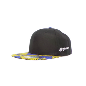 AFP Visor in "Yellow Blue" Ankara Cap