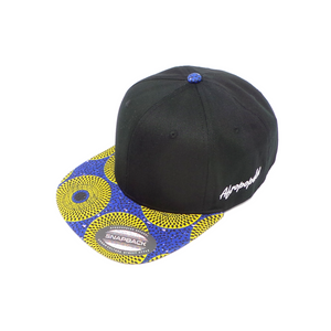 AFP Visor in "Yellow Blue" Ankara Cap